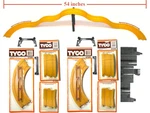 20PC 4.5 Feet Long Tyco Ho Slot Car Bridge Overunder Pass Hump Bump Track Unused. Fixed Price $34.99.