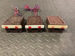 3 Lgb Scale Shuttle Reverse Train Track Bumper Lot. Fixed Price $100.00.