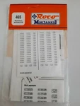 New Roco #465 Modern West German Vehicle Marker/plate Set - Ho Scale. Fixed Price $6.95.