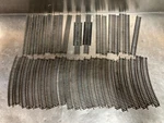 Qty 40 Pieces Varney Toy Train Tracks Straight Curved Etc. E5389. Fixed Price $29.99.