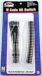 Atlas 2750 Scale Code 80 #4 Custom Lh Left Hand Standard Turnout. Fixed Price $19.17.