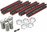 Kato 20-824 N R17-5/8" 15 Red Curved Bridge Set. Fixed Price $70.00.
