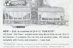 Ho. Roundhouse Undecorated 3-IN-1 Rib-side Wood-chip / Ore Kit Cars New. Fixed Price $29.99.