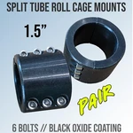 Pair Split Roll Cage Tube Clamps 1.5" Od Rhino Sand Rail Dune Buggy Fabricate. Fixed Price $59.99.