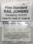 Peco SL-111 Ho Code 70 83 Insulated Rail Joiners Bulk $$ Save 15-20% $5 Offer. Fixed Price $7.19.