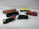 Bachmann Ho 150 0-6-0 Dixie Line Steam Engine Tender Caboose Rolling Stock Read. Fixed Price $39.99.