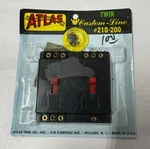 Vintage Atlas Twin #210-200 Custom-line Ho Scale Model Train Track Usa. Fixed Price $12.99.