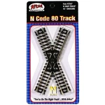 Atlas Model Railroad Code 80 45 Degree Crossing ATL2567 Track. Fixed Price $20.24.