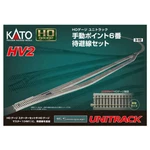 Kato 3-112 HV-2 Passing Track Set With #6 Manual Turnout Ho Scale. Fixed Price $109.99.