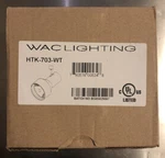 Wac Lighting HTK-703 White H-track 9"H Head. Fixed Price $14.95.