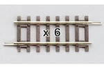 Piko 55203 Ho Scale Straight Track 115MM Box Of 6. Fixed Price $15.99.