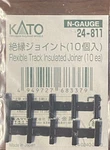 Kato 24-817 Scale Flexible Track Insulated Joiner (10 Pack) New. Fixed Price $9.95.