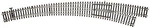 Atlas Code 100 Customline Curved Turnout Right - Ho Scale Nickel Silver Model. Fixed Price $28.82.