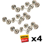 Walthers 36" Turned Metal Wheelsets W/ Axles (48-PACK) Ho Scale. Fixed Price $44.99.