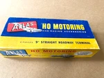 Atlas Ho Motoring 9" Straight Terminal Tracks, 4 Pieces, Original Box. Fixed Price $14.99.