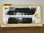 Bachmann Steam Locomotive Northern 4-8-4 Burlington Route, New Box. Fixed Price $95.00.