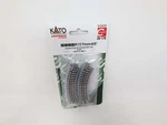 Kato 20-176 Scale, Unitrack Compact 5/8" Curve (4 Pcs), Code 80. Fixed Price $9.06.