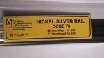 Micro- Engineering #17-070 Non Weathered Rail Code N.s. 33 Pcs 99 Ft.. Fixed Price $104.50.