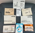 Various Marklin Instruction Sheets Vintage (9 Pieces). Fixed Price $17.00.
