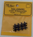 Micro Engineering Code 70 Insulated Rail Joiners 26-071. Fixed Price $6.25.