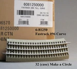 Lionel Fastrack 096 Wide Curve 96" Circle Train 6-81250-CASE 32 New. Fixed Price $248.84.