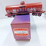 Ktm-u.s. Hobbies Scale, 2 Rail Brass Mobil Gas Petroleum Single Dome Tank Car. Fixed Price $116.97.