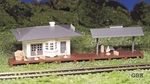 Ho 1:87 Scale Suburban Station Kit New In Sealed Box Bachmann 45173. Fixed Price $22.24.