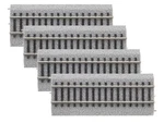 Lionel Ho Gauge Track, 4.5" Straight Magnelock, 4-PACK. Fixed Price $22.75.