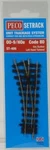 Peco ST-406 Hoe Scale Code 80 Insulfrog: Left Hand Turnout 22.5 Radius 228 Mm. Fixed Price $31.63.