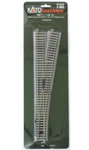 Kato #2-863 Ho #6 Right Manual Turnout With 867MM (34 1/8") Radius Curve Code 83. Fixed Price $49.95.