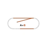 Roco Line Set B, With Ballast - 42020 Ho 1/87. Fixed Price $102.87.