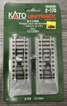 Kato Unitrack Code 83 #2-170 Straight W/bumper 4.5" Pack Nickel Silver. Fixed Price $12.47.