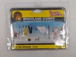 Woodland Scenics A1936 Ho Accents Wash Day Getaway Figures (set Of 6). Fixed Price $19.99.