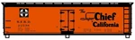 Accurail 48143 Ho Santa Super Chief 4800 Series 40' Wood Reefer Car #22536KIT. Fixed Price $18.14.