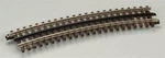 Atlas 6060 Scale Nickel Silver W/brown Ties 3-RAIL -- O54 Full Curve. Fixed Price $10.99.