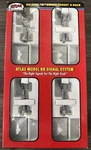 Atlas Ho Scale #237 Type "g" Single Target Railroad Signal Kit 4 Pack 1:87 Nip!. Fixed Price $169.95.