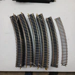 Atlas Ho 18"R Track 54 Pieces. Fixed Price $32.50.