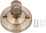 Bronze Electroplated Vintage Industrial Iron Lamp Bulb Socket Ho Color:. Fixed Price $21.99.