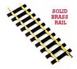 Usa Trains R81060 2' Brass Rail Straight Track (12). Fixed Price $230.30.