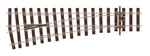 Peco SLU1192 Ho/oo Scale Code 75 Small Radius Bullhead Left Turnout W/unifrog. Fixed Price $42.06.