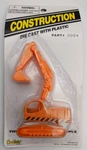 Boley 2004 1:87 Die-cast Orange Construction Crane With Plastic. Fixed Price $12.74.