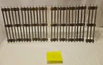 6-5018 O27 Lionel Tubular Steel Track 9" Straight Sections Lot Of 10 Brown Ties. Fixed Price $15.99.