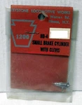 Keystone Locomotive Works Small Brake Cylinder W/clevis HO-4 Mib Oop X 2. Fixed Price $10.00.