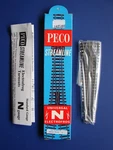 Peco Gauge Electrofrog SL-E397X Medium Radius Y Point Nos Scale Train Track. Fixed Price $20.00.