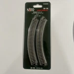 Kato Unitrack 20-170 Curve 8 1/2" Radius R216-45 4PCS. Fixed Price $8.75.