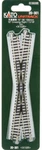 Kato Scale New Unitrack Right Hand Crossing 186MM 7 5/16 X15L 20-301. Fixed Price $15.09.