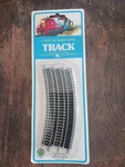 Bachmann Gauge Train Track #44607- Curved 9-3/4" Radius Pcs- Brand New. Fixed Price $10.00.