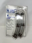 K-line Electric Trains O27 Gauge 4 Curved Tracks K-201. Fixed Price $9.99.
