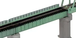 Kato Scale Single Track Deck Girder Bridge Light Green 20-459. Fixed Price $12.51.
