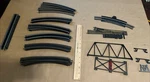 Bachmann Ho Scale Track Lot Straight Curves Blinking Bridge Rerailer Switch. Fixed Price $14.97.